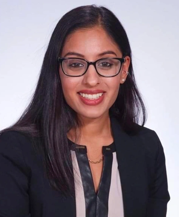 Dr. Kavita Shah, dentist at Fitchburg dental practice, smiling professionally.