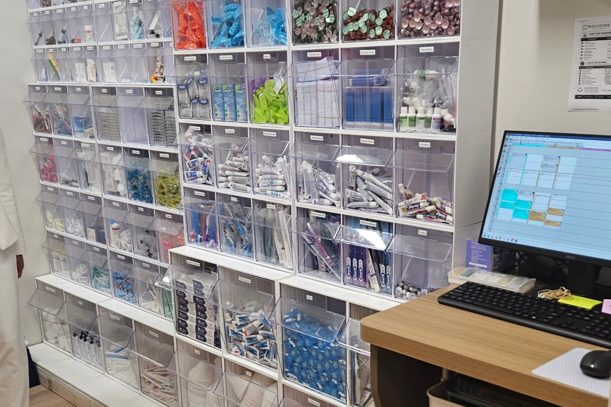 Dental clinic supplies and equipment